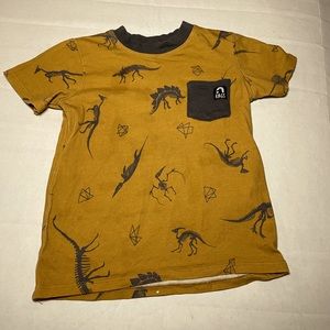 Rags to Raches Dinos & origami Pocket Tee, 2t